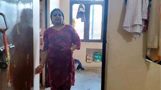 Indian Mumbai House Maid Standing Doggystyle Fucked Ass By House Owner