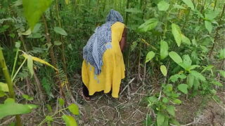Indian Village Farm Girl Standing Style Fuck Pussy In Outdoor By Boss