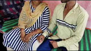 Married Desi lady with nice breasts enjoying hardcore loving